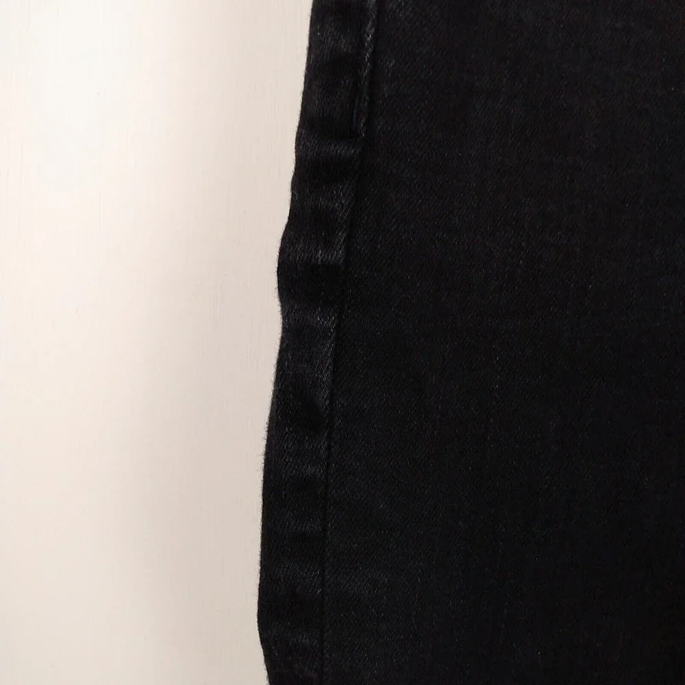 American Eagle Outfitters Womens Skinny The Dream Jeans Black Stretch Size 4 Reg